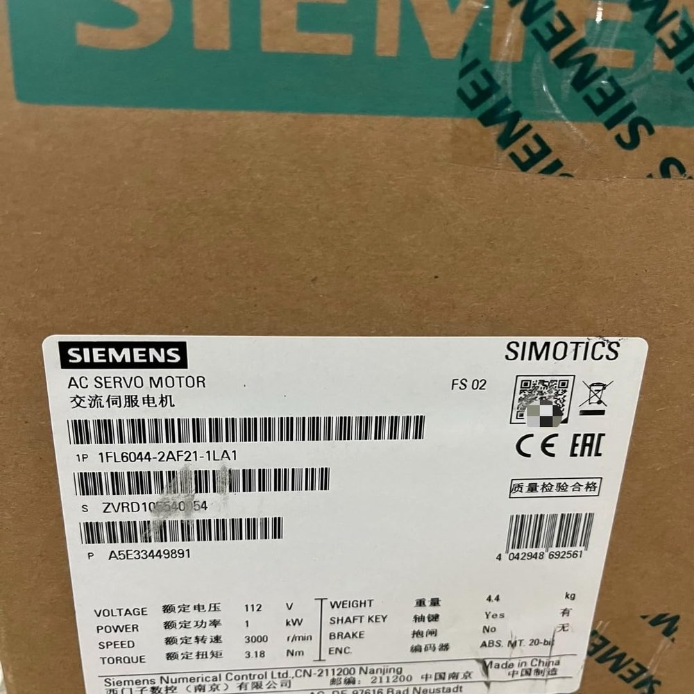 1 PCS Motor 1FL6044-2AF21-1LA1