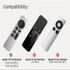 [2 Pack] Remote Case for Apple 4K TV Siri 3rd 2022 4K HD TV Siri 2nd 2021 Remote Case Glow in Dark Applicable Silicone Shockproof Cover for 6th 7th Generation (Black) view 2