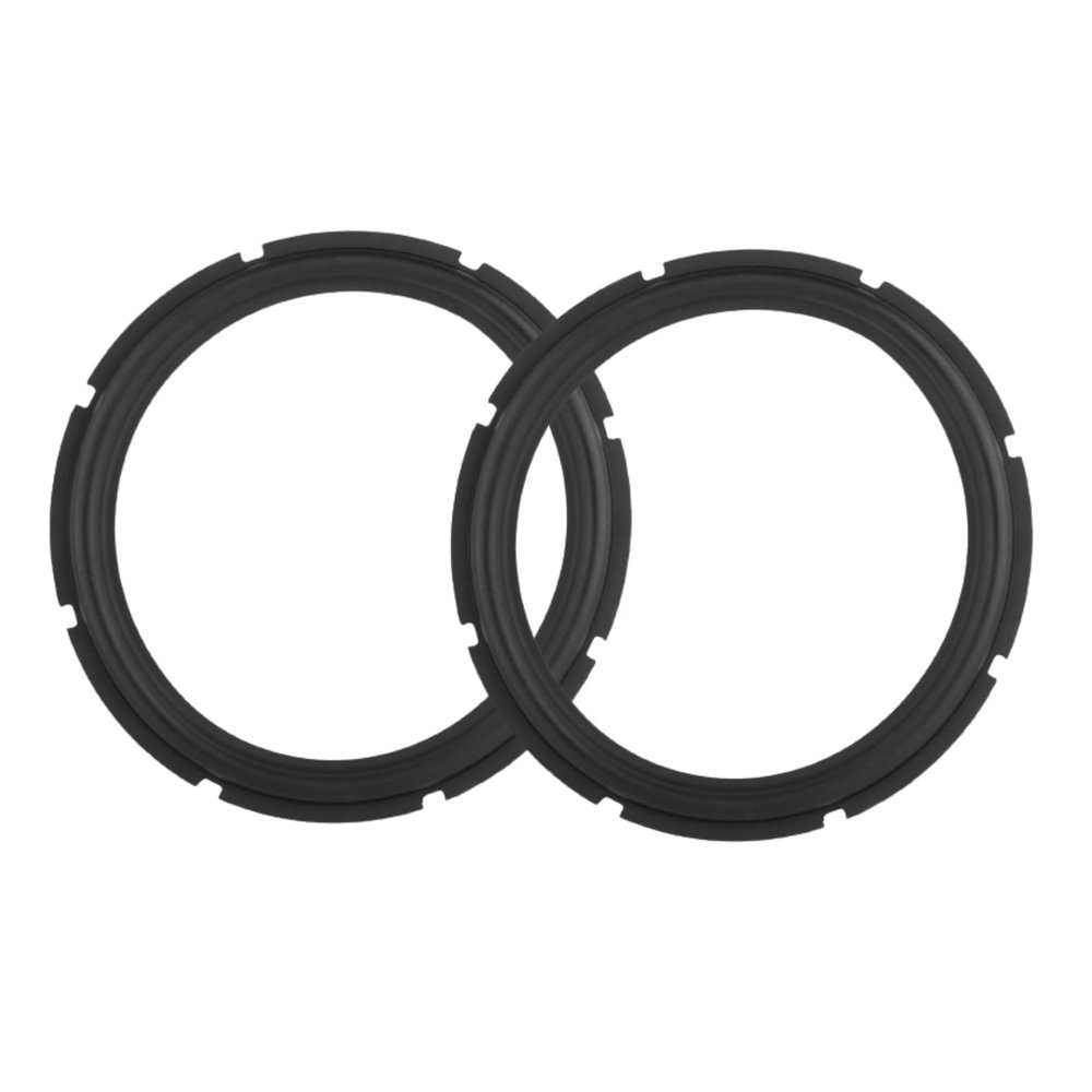 Beufee 2Pcs Speaker Foam Surround, 12 Inch Speaker Rubber Edge Surround Rings Replacement Parts Bass Loudspeaker Surrounds Circle Foam
