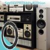 Beufee 2Pcs Speaker Foam Surround, 12 Inch Speaker Rubber Edge Surround Rings Replacement Parts Bass Loudspeaker Surrounds Circle Foam view 3