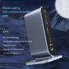 Glomora Docking Station, 4K HD Multimedia Interface VGa 15W87W PD3.0 USB 3.0 Gigabit Ethernet Memory Card Storage Card 12 in 1 USB C Hub for MacBookPro for Dell for Hp view 4