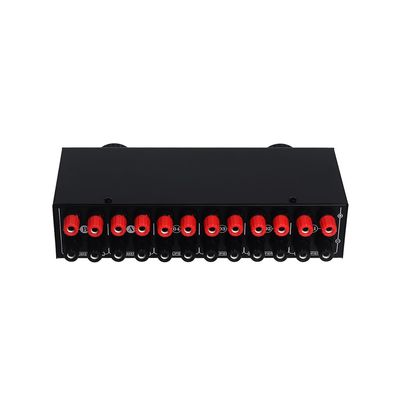 Amplifier Speaker Selector Switch Switcher 4 Input 2 Output or 2 In 4 Out Power Amplifier Speaker Selector Switcher 300W Per Channel Speaker Switch Dispenser ComparatorLYNEPaUalO