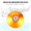 Gsycle Record Weight Stabilizer, Aluminum Record Clamp Aluminum Turntable Weight Vibration Reducer Audio Disc Turntable Stabilizer for Record Player(Gold) view 3