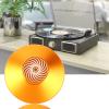 Gsycle Record Weight Stabilizer, Aluminum Record Clamp Aluminum Turntable Weight Vibration Reducer Audio Disc Turntable Stabilizer for Record Player(Gold) view 4