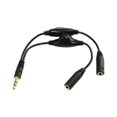 3.5mm Headphone Y Splitter 3.5mm Headset Y Adapters 2 Female to 1 Male 3.5mm Cable Y Splitter Headset Splitter Cable Headphone Splitter Cable