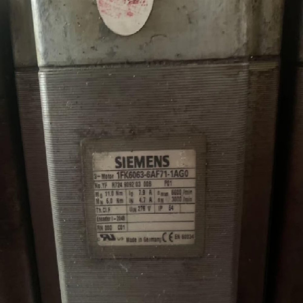 1 PCS Motor 1FK6063-6AF71-1AG0(Used) in Good Condition