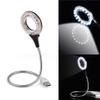 Gsycle USB LED Light, Flexible USB Reading Light High Brightness Laptop Light 18PCS LED Lamp Blubs Light for Laptop, Keyboard, Computer(Black) view 4