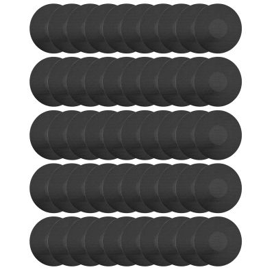 GMBYLBY 50Pcs Sensor Adhesive Patches Waterproof Protections Stickers Protective Decals Face Body Breathable Sweat-Proof 50 Pieces Self-Adhesive Patches Complexion Black