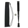 Telescopic Camera Monopod, Aluminum Alloy Lightweight Portable Monopod with 6 Sections, for DSLR Video Camcorder, with Removable Rubber Feet view 1