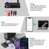 Bluetooth 5.3 Receiver for Home Stereo, RCA Bluetooth Adapter, Low Latency & HD Music Audio, Support Optical AUX 3.5mm, RCA Receiver Adapter for Speakers, Music Streaming Stereo System view 4