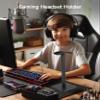 DGPLUS Headset Stand - Headphone Holder for Desk with Aluminum Hanger Compatible with All Over-Ear On-Ear Computer Xbox One PS5 PS4 PC Game Telephone Headsets (Black) view 4