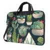 13 inch Laptop Tote Bag Men Women Succulent Plants and Cactus Shoulder Laptop Sleeve Briefcase Messenger Computer Bag view 1