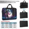 13 inch Laptop Tote Bag Men Women Space Galaxy with Telescope Shoulder Laptop Sleeve Briefcase Messenger Computer Bag view 2