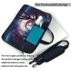 13 inch Laptop Tote Bag Men Women Space Galaxy with Telescope Shoulder Laptop Sleeve Briefcase Messenger Computer Bag view 3