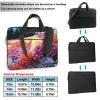 15.6 inch Laptop Tote Bag Men Women Rainbow Flower Sea Shoulder Laptop Sleeve Briefcase Messenger Computer Bag view 2