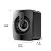 GMBYLBY USB Speaker Laptop Desktop Subwoofer Stereo Speaker PC Computer Speaker Gaming Speaker with LED Light Small USB Speaker for Desktop Computer Pc Desktop view 4