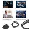 3 Pack Knomix Universal Webcam Cover Desktop Computer External Webcam Lens Cover Shutter Cap Hood, Streaming Web Camera Privacy Cover Clip for Logitech HD Pro Webcam C270/C615/C920/C930e/C922X etc. view 3