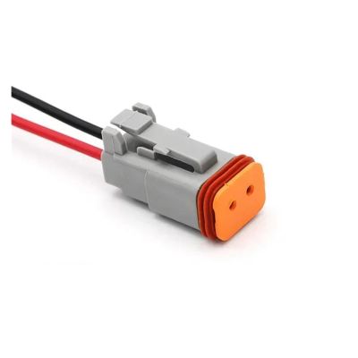 ARETV 5/20/100Set DT06 Series 2/3/4/6/8Core12Pin Electrical Waterproof Connector Plug Socket with 15cm Wiring Harness (Color : 2P Female, Size : 20 Sets)