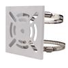 CCTV Security Camera Universal Vertical Pole Mount for Security Camera, Solid Metal Bracket with Loops,2 Loops Suitable for CCTV Cameras PTZ Dome Vertical Pole Mounting Bracket (Hoops 20cm) view 1