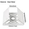 CCTV Security Camera Universal Vertical Pole Mount for Security Camera, Solid Metal Bracket with Loops,2 Loops Suitable for CCTV Cameras PTZ Dome Vertical Pole Mounting Bracket (Hoops 20cm) view 3