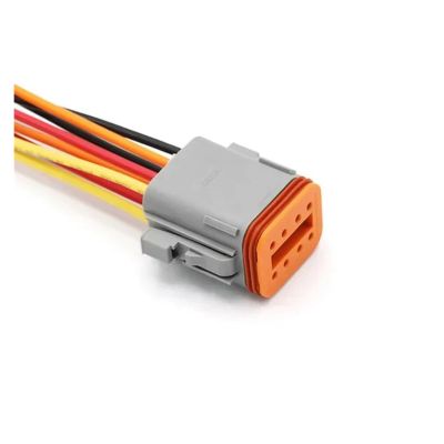 ARETV 5/20/100Set DT06 Series 2/3/4/6/8Core12Pin Electrical Waterproof Connector Plug Socket with 15cm Wiring Harness (Color : 8P Female, Size : 5 Set)
