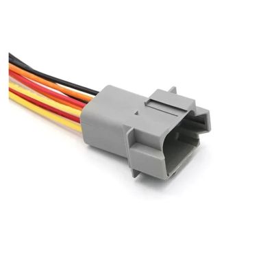 ARETV 5/20/100Set DT06 Series 2/3/4/6/8Core12Pin Electrical Waterproof Connector Plug Socket with 15cm Wiring Harness (Color : 8P Male, Size : 20 Sets)