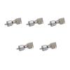 BEIYINAI Silver Metal Desktop Computer Security Locks - Key Lock - 5 Set Computer Case Lock view 1