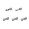 BEIYINAI Silver Metal Desktop Computer Security Locks - Key Lock - 5 Set Computer Case Lock view 4