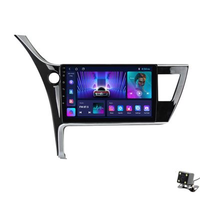 ADMLZQQ Android 12 Car Stereo Double Din Radio for Toyota Corolla 2017-2019 GPS Navigation 10.2'' Multimedia Player Bluetooth Video Receiver with Car-Play 4G WiFi SWC USB Back Camera,M100cp