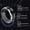 ciciglow Smart Ring Health, Aura Ring for Women Men, Fitness Sleep Smart Ring, Built in Motion Sensing Sport Game, Ultra Light Body, Rich Functions (Inner Diameter 17.4mm) view 2