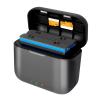Fast Charging Hub for Insta360 X3 & Fast Charge Hub Bundle, Quick Portable 2 Channel Battery Charge Storage Station Compatible with Insta360 X3, Accessories with Misro SD Card Slots (Charger Only) view 1