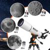 Professional 80mm Refractor Telescope Bundle - High Transmission,White -Telescopio Profesional para Ver Planetas - Telescopes for Adults Astronomy - Refractor Telescope - Astronomy for Kids view 3