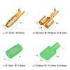 ImBros 10/20/50sets Car Tools 4.0 Terminal Car Electrical Wire Connector Green 4mm Male + Female 1 : 2 Cold Press Terminal (Color : 50sets(300pcs)) view 3