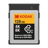 Kodak CFexpress Type B 128GB Memory Card with 1800MBps Read and 1200MBps Write (EKMCFX128GK) view 1