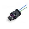 Automotive Electrical connectors 2 Pin Automotive W/a*t-e/r*p-r-o/o/f Connector Wire Harness Female pl;/UG Air Butt with Terminal and Cable 4F0973702/6R0973323/4H0973702A(6R0 973 323,5 Pcs) view 3
