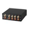 4 to 1 (1 to 4) RCA Audio Signal Switcher, L/R channel Power Amplifier Selector, 1 In and 4 Out Audio Switch, Suitable for CD Players, Radios, Decoders, Power Amplifiers and Active Speakers (RCA 0401) view 2