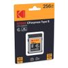 Kodak CFexpress Type B 256GB Memory Card with 1800MBps Read and 1200MBps Write (EKMCFX256GK) view 2