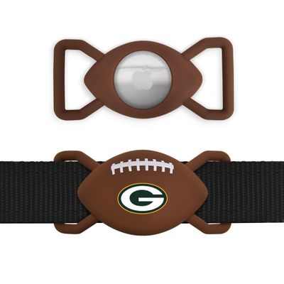 NFL Green Bay Packers Football Apple AIR TAG Holder for Dogs, Case for Apple Airtag Tracker, GPS Dog Tracking Device Collar Holder