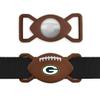 NFL Green Bay Packers Football Apple AIR TAG Holder for Dogs, Case for Apple Airtag Tracker, GPS Dog Tracking Device Collar Holder view 1