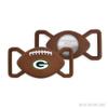 NFL Green Bay Packers Football Apple AIR TAG Holder for Dogs, Case for Apple Airtag Tracker, GPS Dog Tracking Device Collar Holder view 3