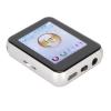 MP3 Player, HiFi Lossless Bluetooth Player, 1.8 Inch , Built in Speakers, Support Pedometer Recording Electronic Book, 8G Expandable (Silver) view 3