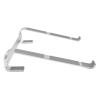AYNEFY Ergonomic Laptop Stand Heat Dissipation Aluminum Alloy Riser Shelf for Chromebook Silver, AYNEFYbq3af9yg8e view 1