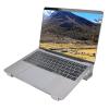 AYNEFY Ergonomic Laptop Stand Heat Dissipation Aluminum Alloy Riser Shelf for Chromebook Silver, AYNEFYbq3af9yg8e view 3