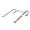 AYNEFY Ergonomic Laptop Stand Heat Dissipation Aluminum Alloy Riser Shelf for Chromebook Silver, AYNEFYbq3af9yg8e view 4