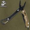 United Cutlery USMC Multi-Tool and Carabiner Clip with Stainless Steel Blade | Aluminum Handle | Pliers | Saw | Bottle Opener | Phillips Head Screwdriver | Officially Licensed by the USMC view 3