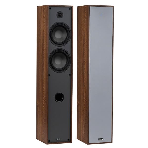 Dayton Audio Classic T65 Floor-Standing Tower Speaker Pair (Wood)