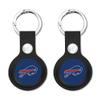 NFL Buffalo Bills Keychain Apple AIR TAG Holder 2-Pack for Dogs & Cats, Case for Apple Airtag Tracker, GPS Dog Tracking Device Pendant Holder view 1