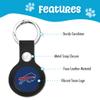 NFL Buffalo Bills Keychain Apple AIR TAG Holder 2-Pack for Dogs & Cats, Case for Apple Airtag Tracker, GPS Dog Tracking Device Pendant Holder view 3