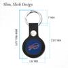 NFL Buffalo Bills Keychain Apple AIR TAG Holder 2-Pack for Dogs & Cats, Case for Apple Airtag Tracker, GPS Dog Tracking Device Pendant Holder view 4