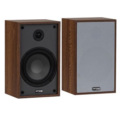 Dayton Audio Classic B65 Bookshelf Speakers, 6.5" Woofer & 1" Tweeter, Passive 2-Way Design, 60W RMS, for Music, TV & Home Audio Systems Wood
